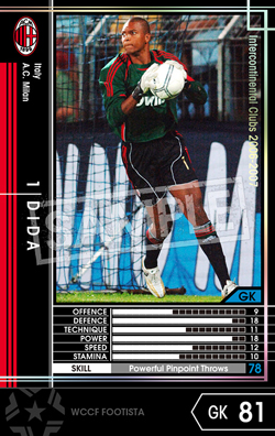 ジダ | FOOTISTAカードデータ詳細