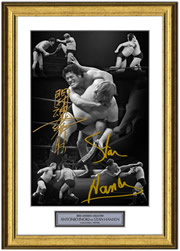 INOKI AUTHENTIC COLLECTION アントニオ猪木&スタン・ハンセン直筆