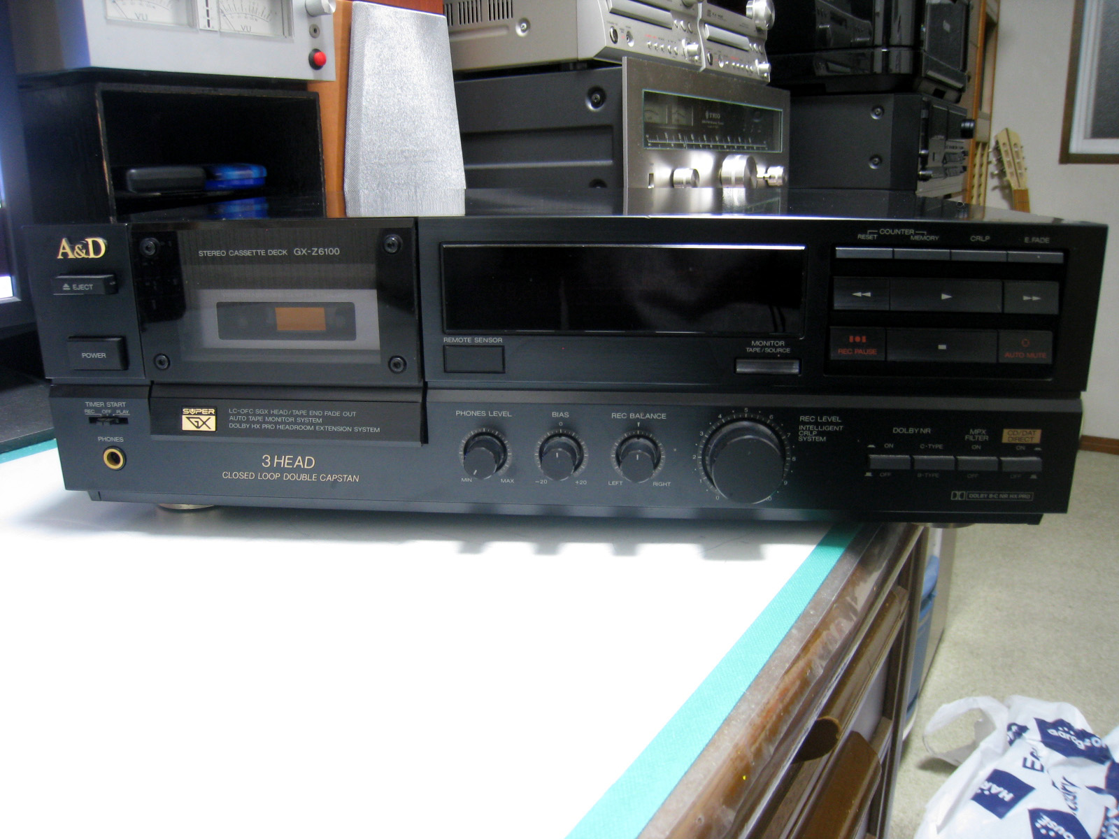 AKAI カセットデッキ GX-Z6100 の修理