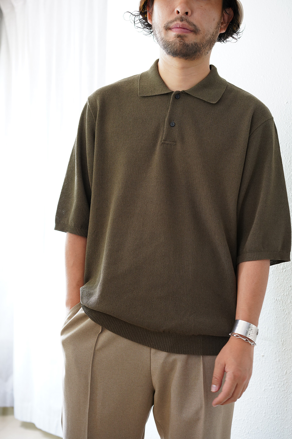 STILL BY HAND(ｽﾃｨﾙﾊﾞｲﾊﾝﾄﾞ）ニットポロシャツ－大阪 SECOND（セカンド