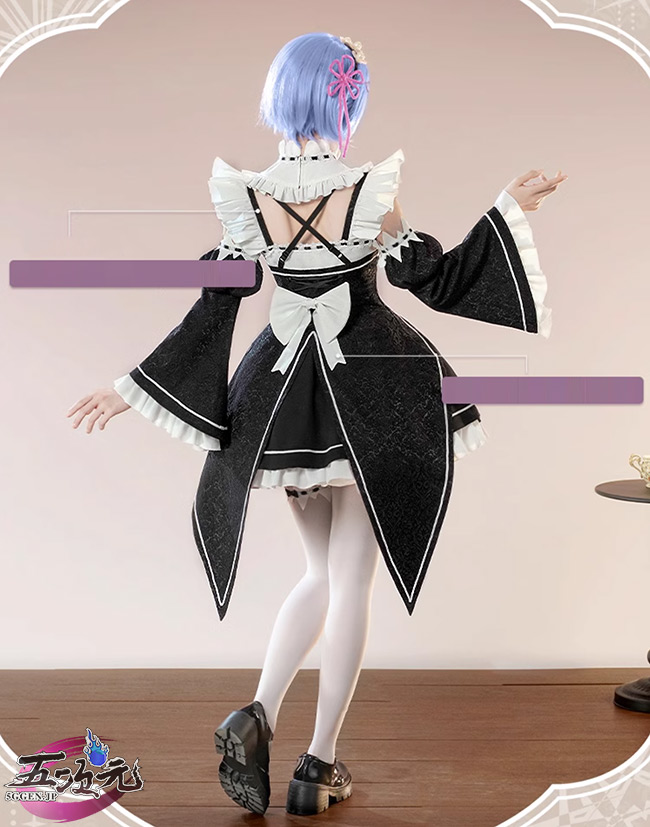 三分妄想 Re：ゼロから始める異世界生活 コスプレ レム 衣装