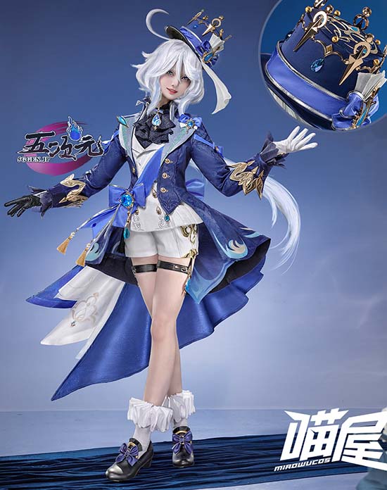 猫屋小舗 原神 コスプレ フリーナ・プネウマ 水神 衣装