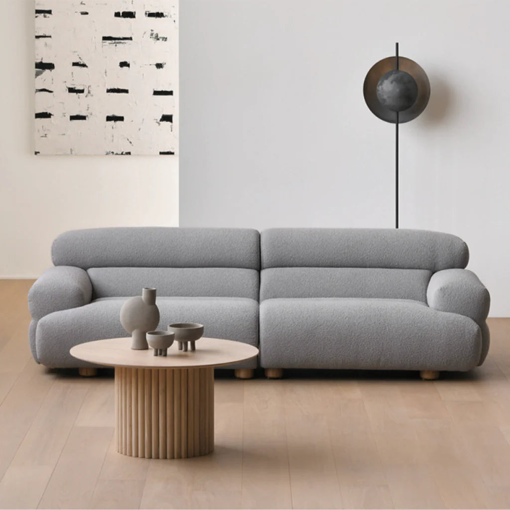 ウッドサークルローテーブル ナチュラルで温もりある丸型デザイン – 6JOHAN