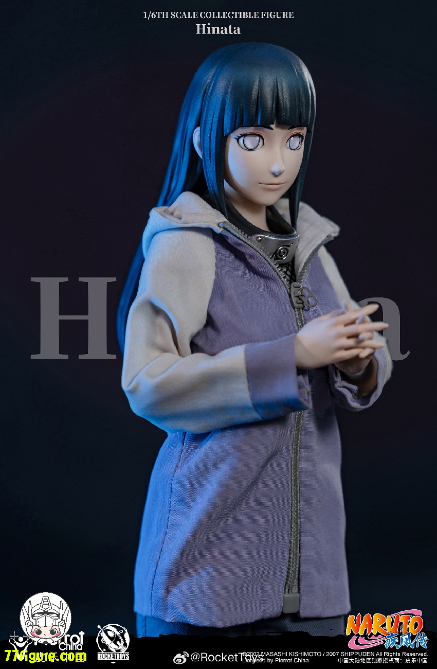 Rocket Toys 1/6 公式公認 Naruto 日向ヒナタ塗装済み可動フィギュア