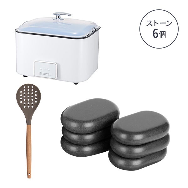 ホットストーン 導入セット A1 ホワイト ストーン 6個セットの通販