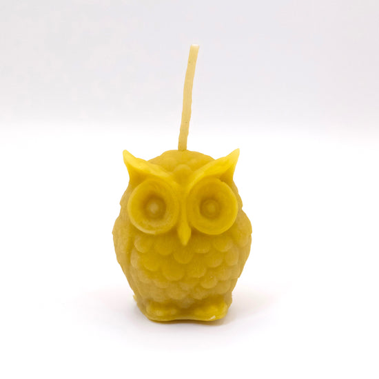 アートキャンドル：フクロウキャンドル – 【公式】みつばちファーム