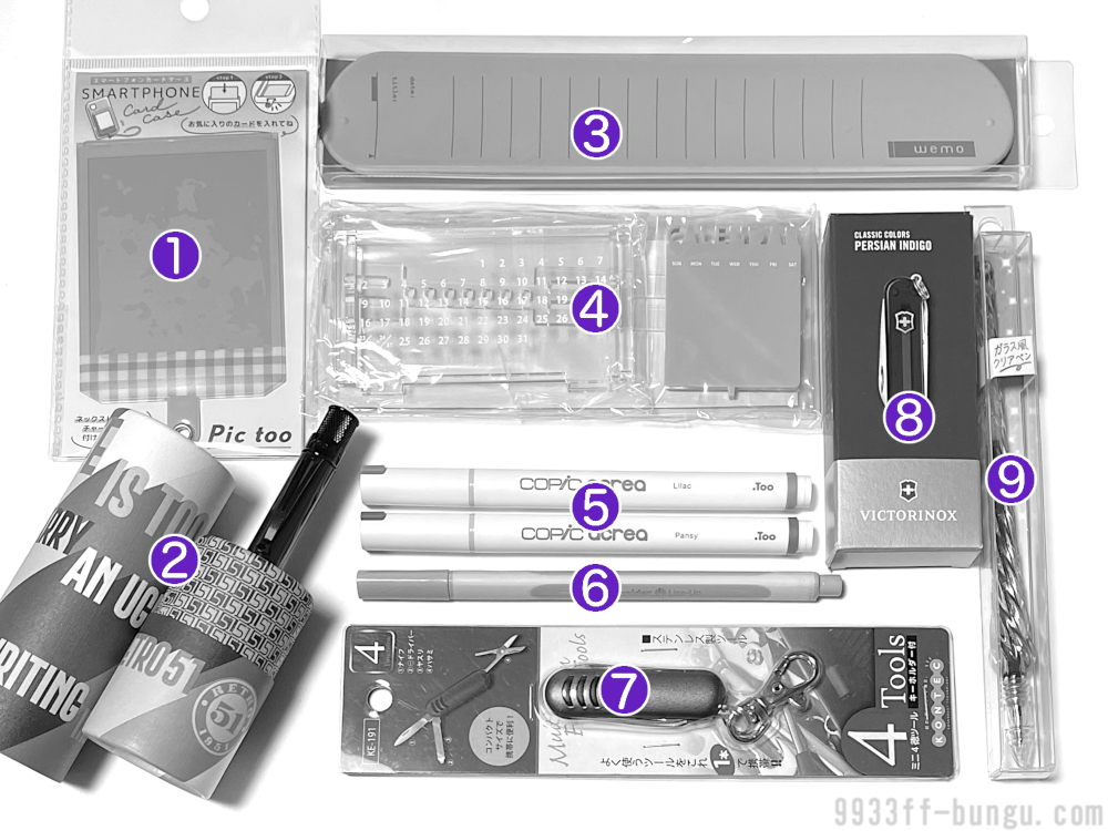 紫色文具購入報告[73]24年8月／ビクトリノックス クラシックSD