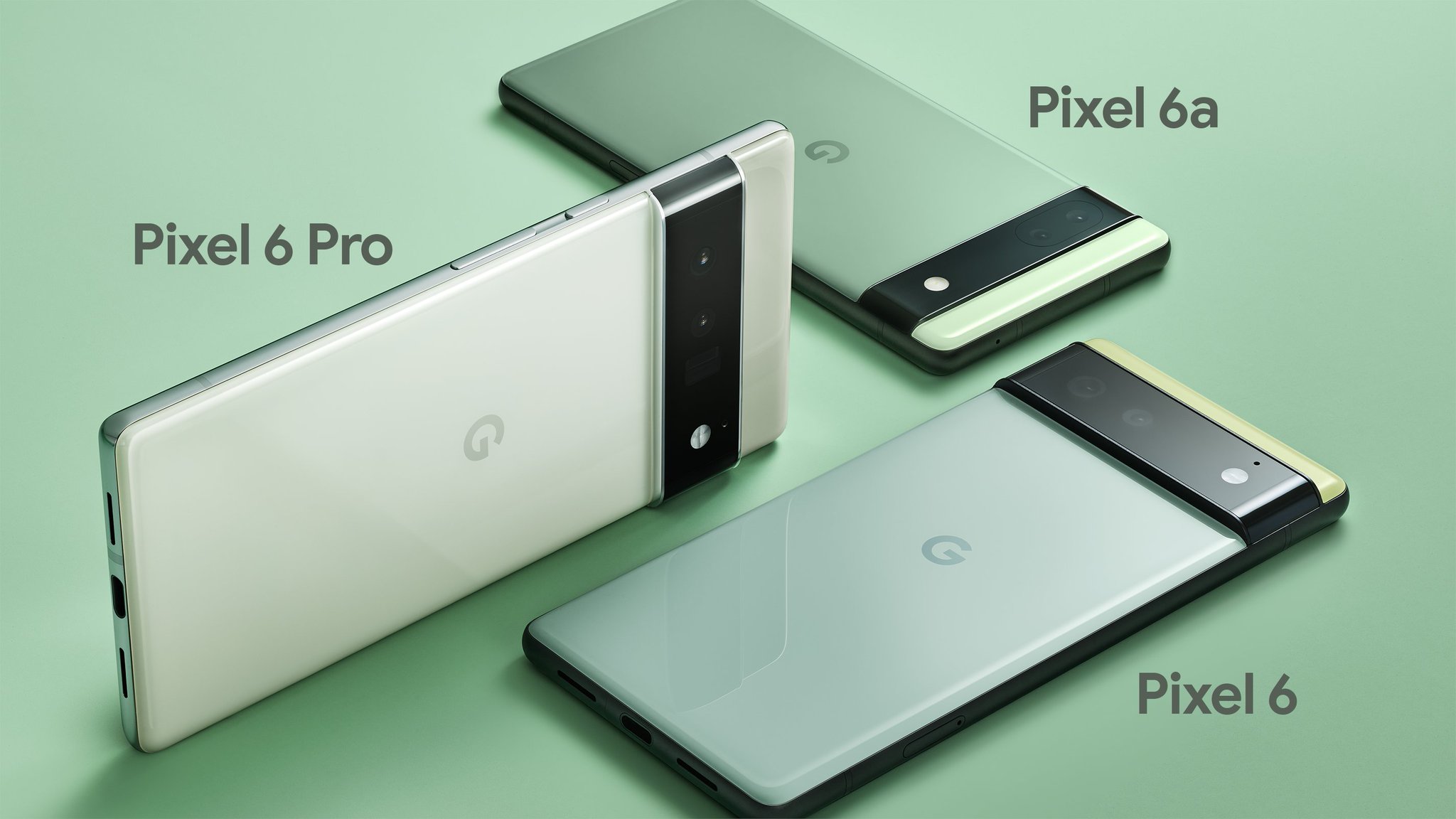 Here are the green Pixel 6a and 6 side by side - 9to5Google