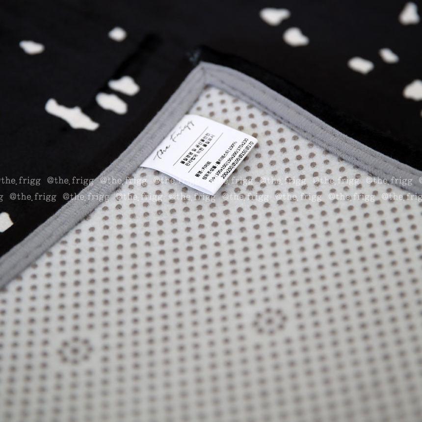 ブラックテラゾーラグ｜洗えるラグ – 1acspaces