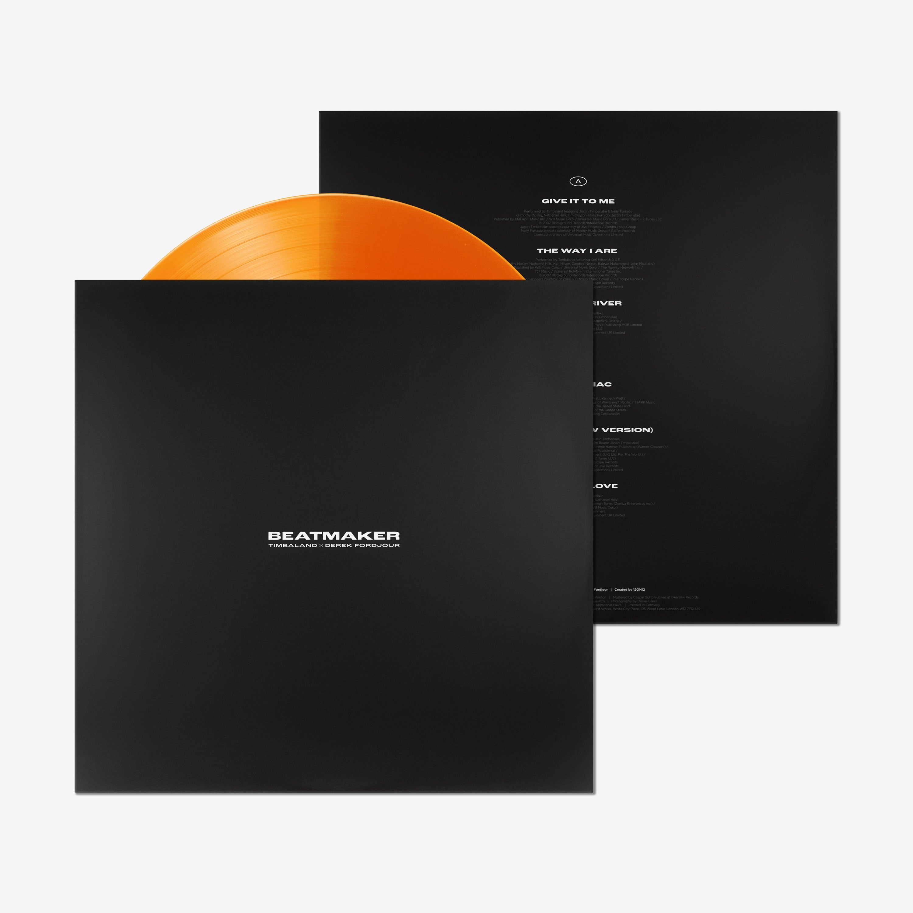 12on12 | Timbaland x Derek Fordjour Vinyl Record - Beatmaker