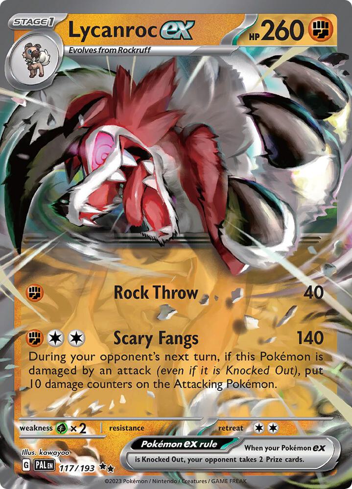 Lycanroc ex - SV02: Paldea Evolved - Pokemon - TCGplayer.com