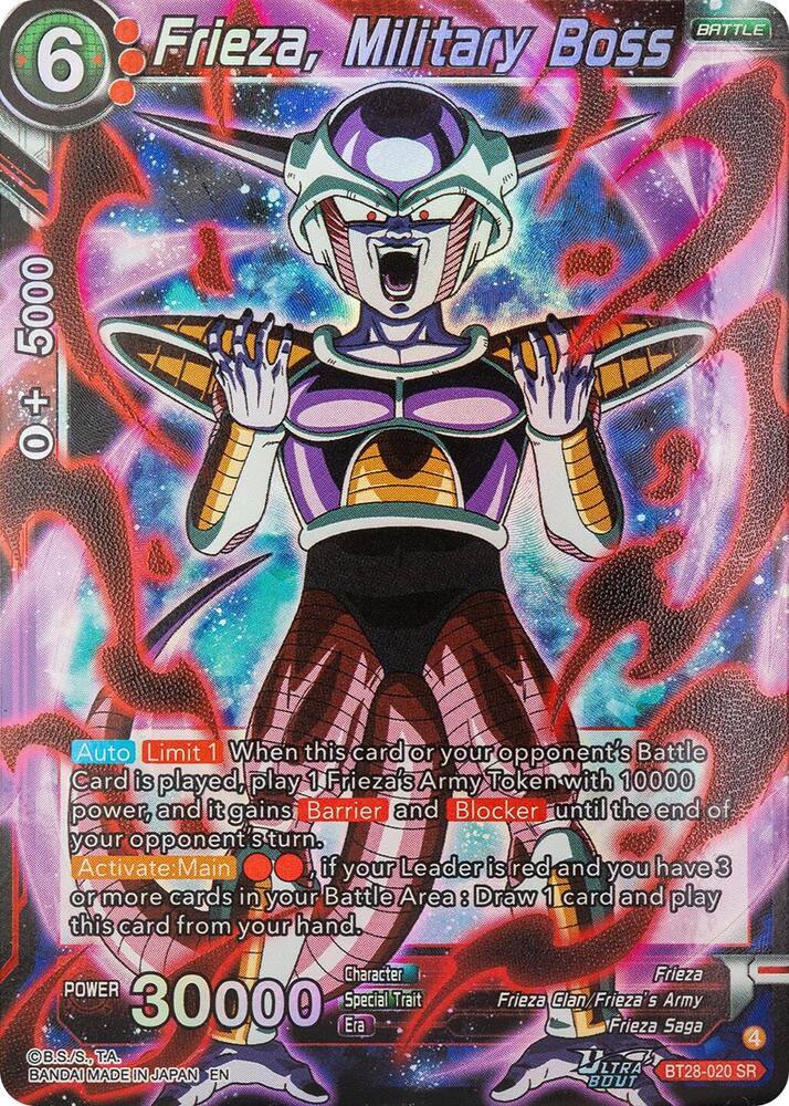Frieza, Military Boss - Prismatic Clash - Dragon Ball Super