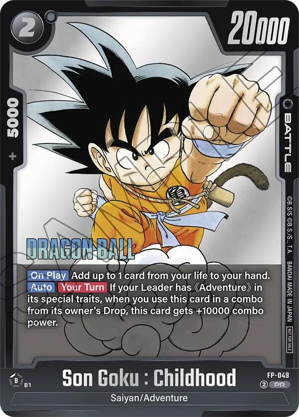 Son Goku : Childhood - Fusion World Promotion Cards and Packs