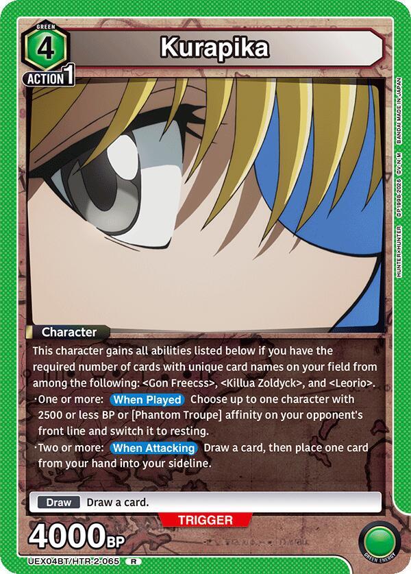 Kurapika (065) - UEX04BT: HUNTER X HUNTER Vol.2 - Union Arena
