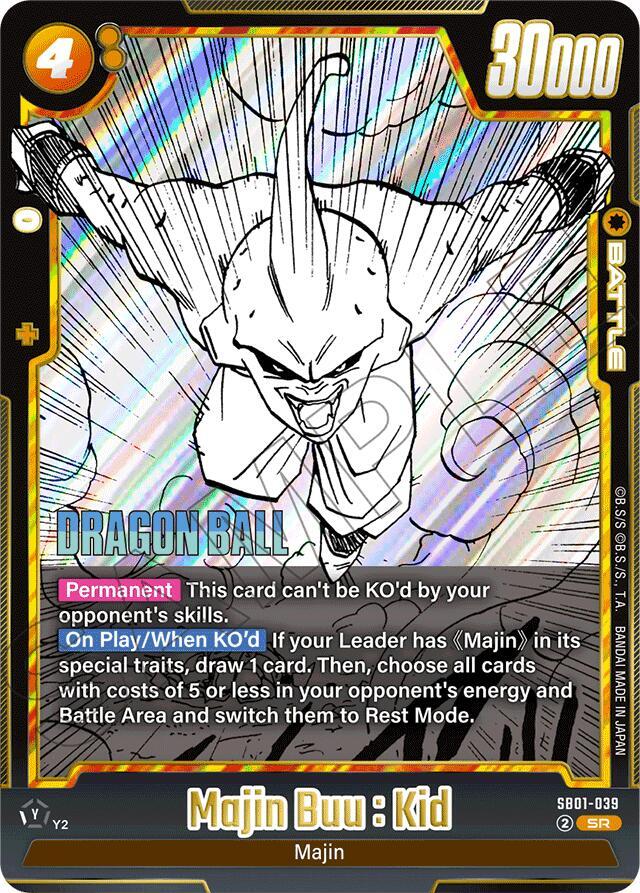 Majin Buu : Kid - SB01-039 - Manga Booster 01 - Dragon Ball Super