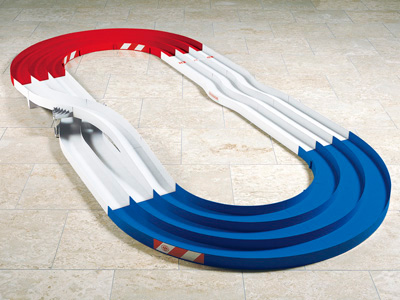 ミニ四駆 ジャパンカップ ジュニアサーキット ウェーブ（白）4枚セット