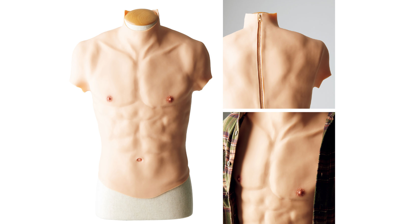 シリコン筋肉スーツ」なら秒で腹割り。2.5次元の腹筋事情