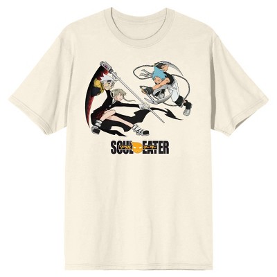 Soul Eater Maka Albarn & Black Star Clash Crew Neck Short Sleeve