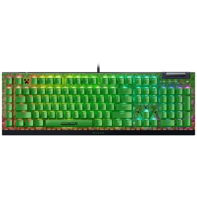 Razer BlackWidow V4 X Gaming Keyboard Green Switch - Minecraft