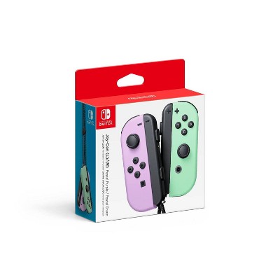 Nintendo Switch Joy-Con L/R - Pastel Purple/Pastel Green : Target