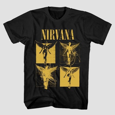 Men's Nirvana Short Sleeve Graphic T-Shirt - Black : Target