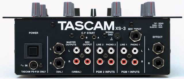XS-3 | Multipurpose Two-Channel Scratch Mixer | TASCAM - International