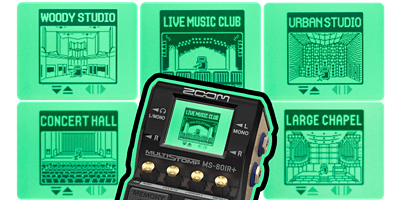 MS-80IR+～ZOOMのMultiStompシリーズからアンプ/キャビネット