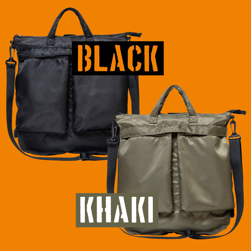 肉厚な中綿でクッション性を実現した軽量3WAYバッグ GUARD HELMET BAG