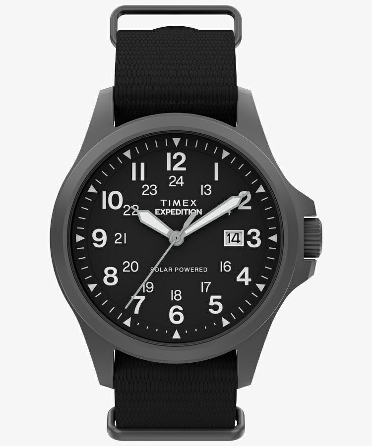エクスペディション フィールドポスト ソーラー 41mm レザー | TIMEX