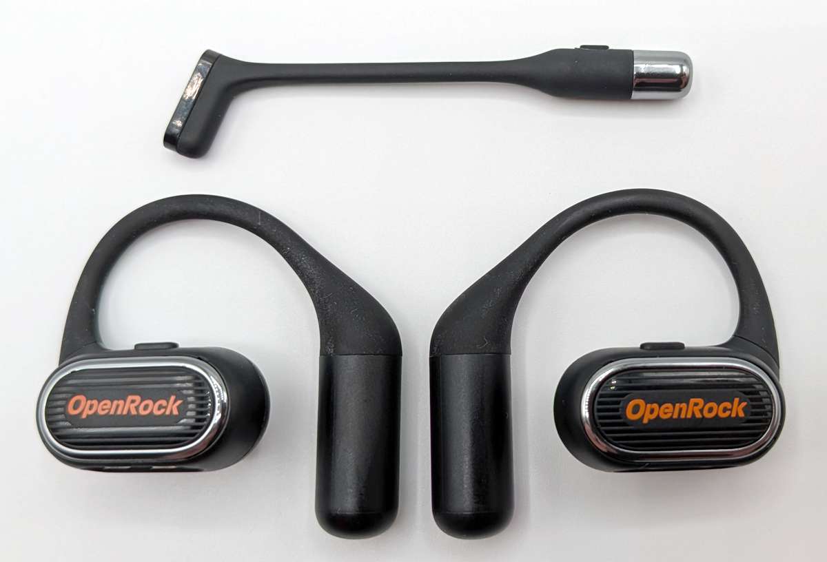OpenRock Link 20 Open-Ear Earbuds with Detachable Magnetic Mic