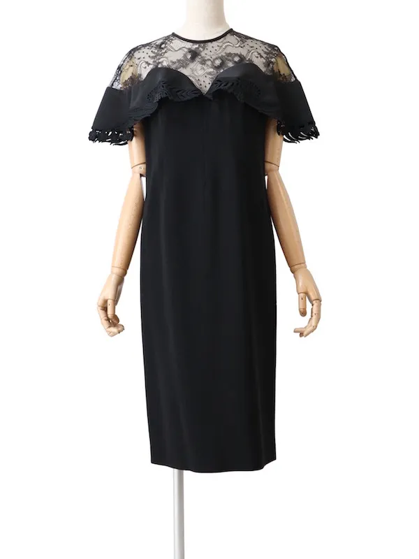 Mame Kurogouchi（マメ クロゴウチ） リバーレースクラシカル(ブラック