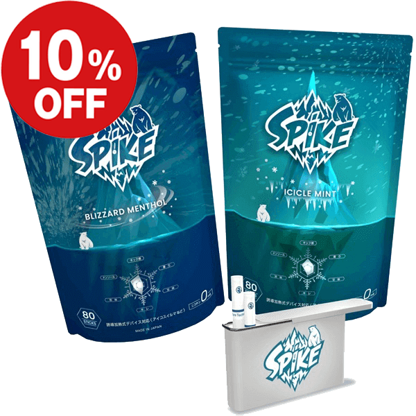 SPIKE(スパイク)｜メンソールの電子タバコ ニコチンゼロ