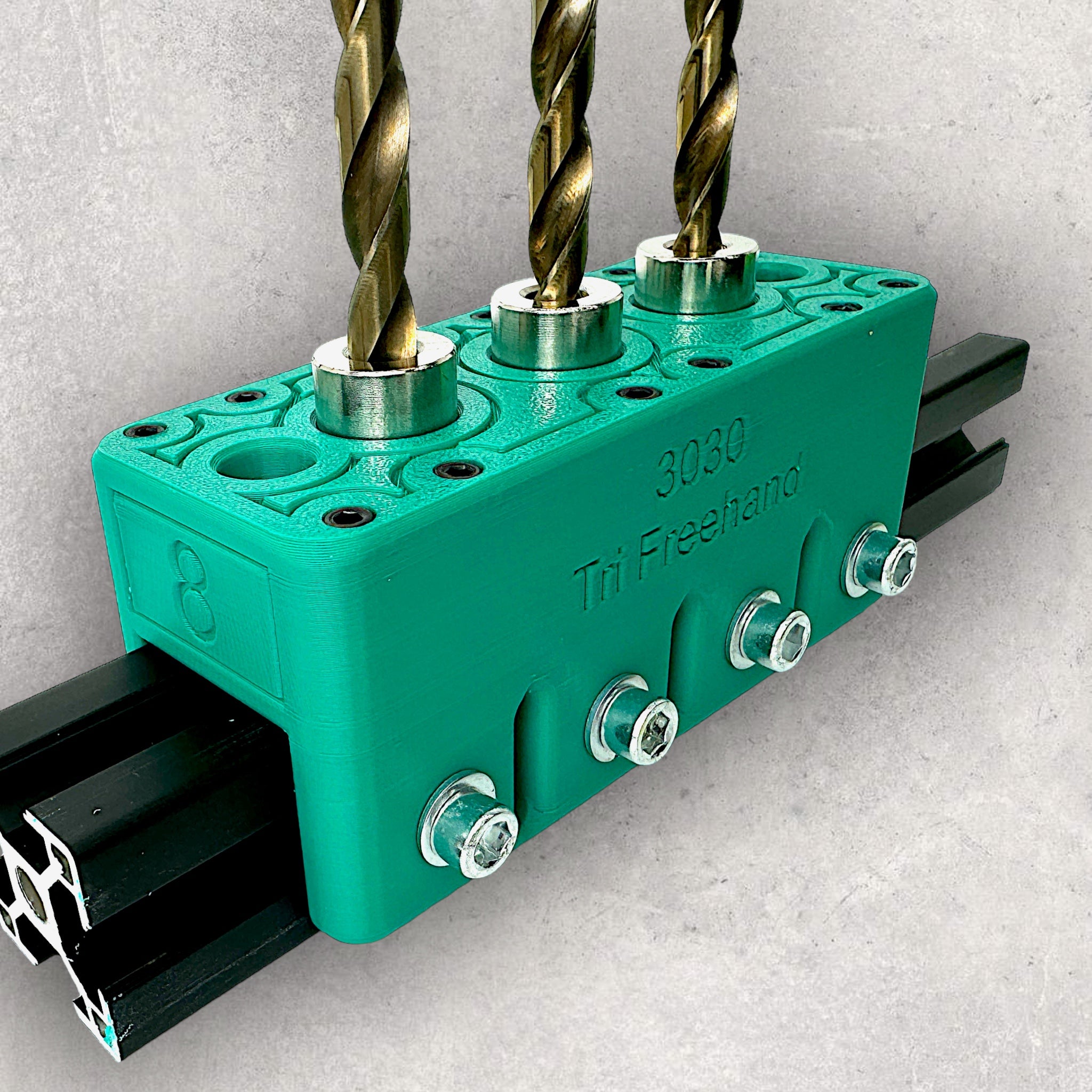 3030 Tri Freehand Drilling Jig V2 – The Aluminum Carpenter