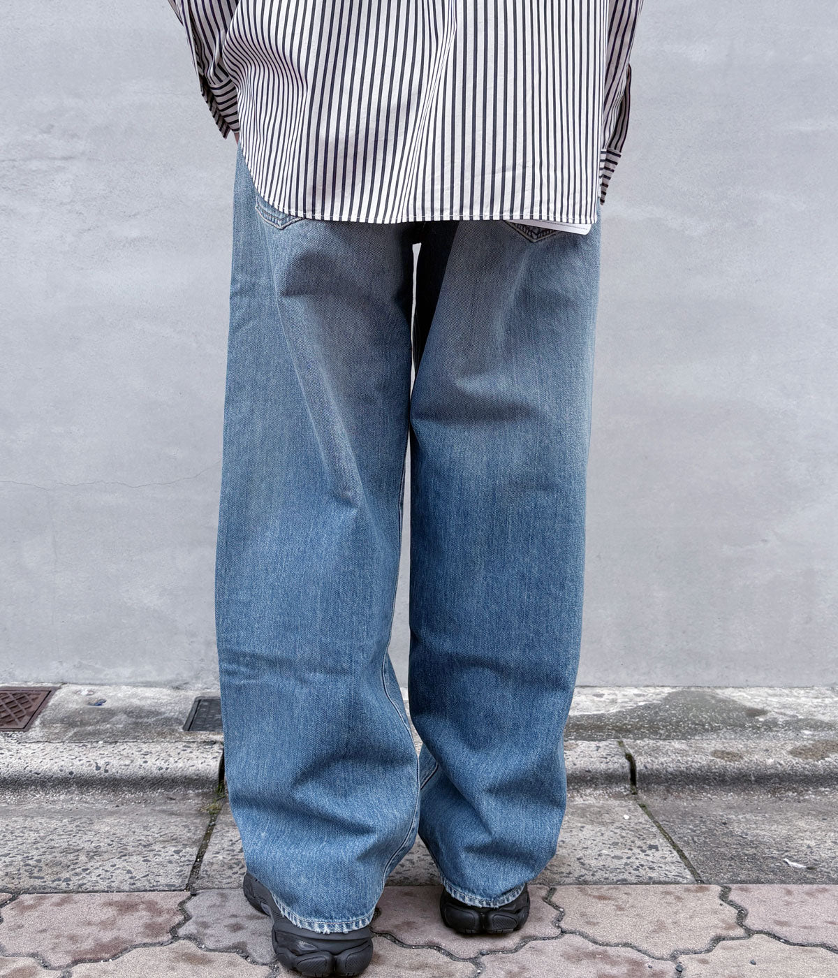 visvim/SOCIAL SCULPTURE 01 EX WIDE DMGD-43