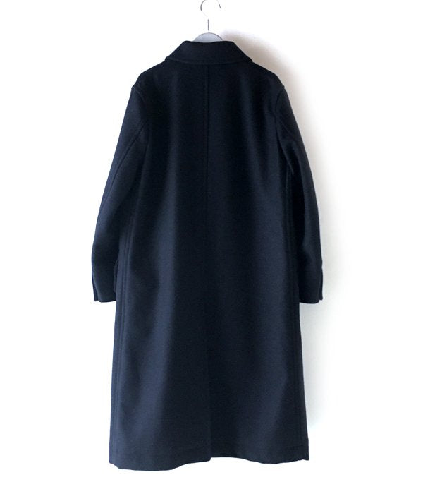 MHL./BASIC WOOL MELTON COAT WOMENS (NAVY)