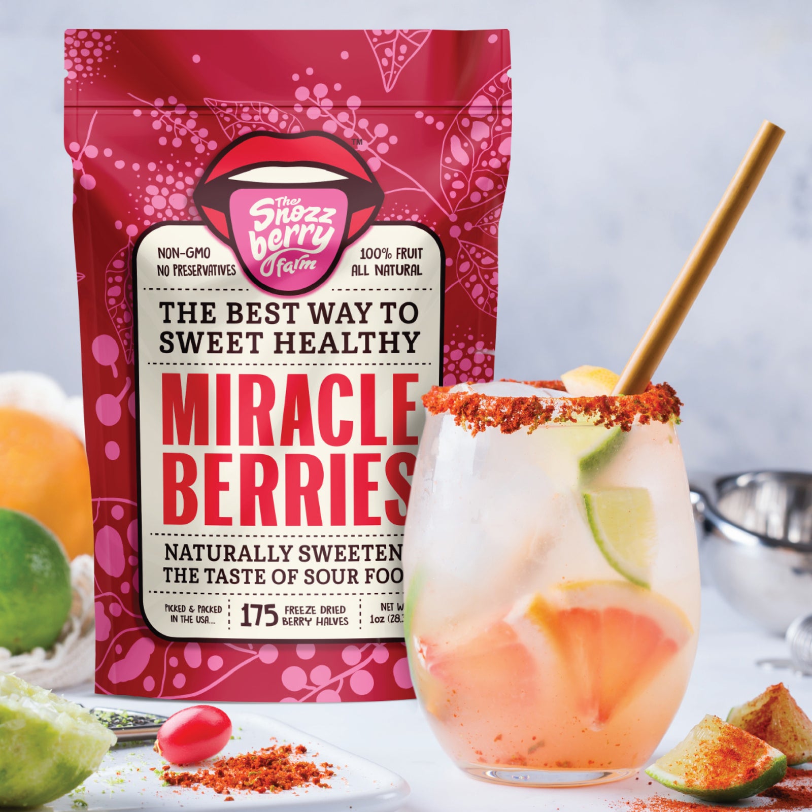 175 Berry Halves, Miracle Berries | The Snozzberry Farm