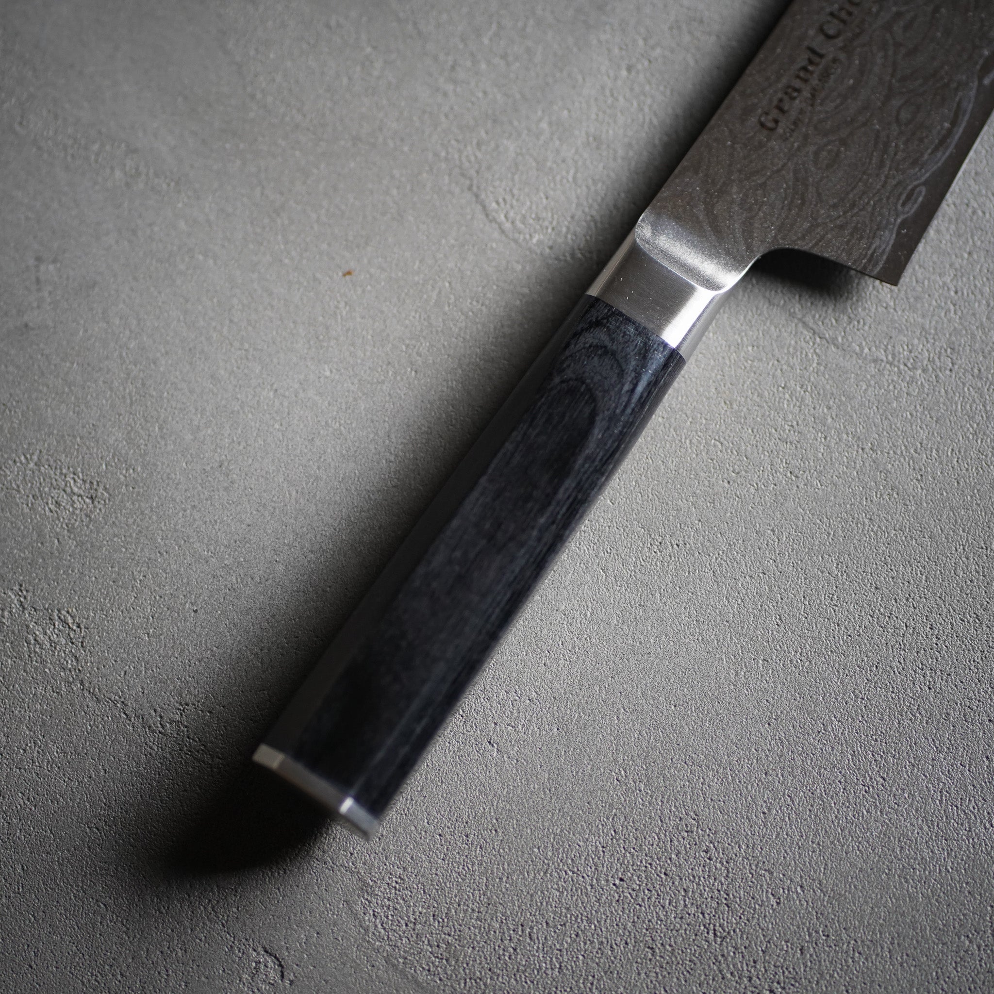 三徳包丁 180mm ダマスカス模様 グランドシェフ青海波 | 堺孝行 日本製