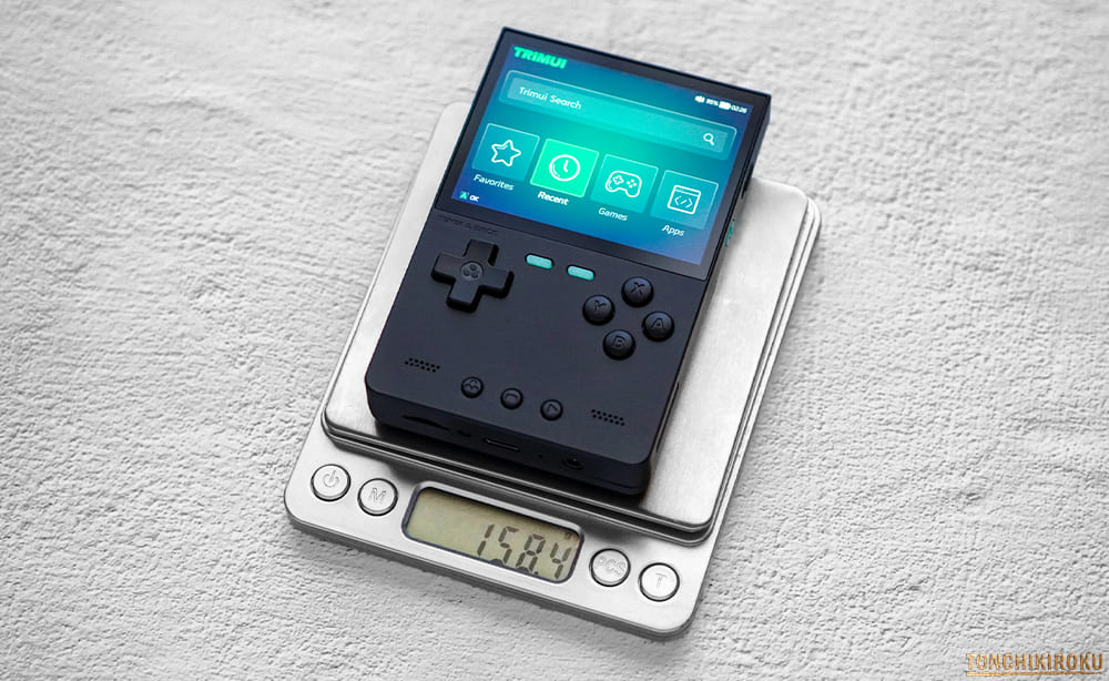 中華ゲーム機「Trimui Brick」レビュー｜小型軽量＆斬新なLEDライト