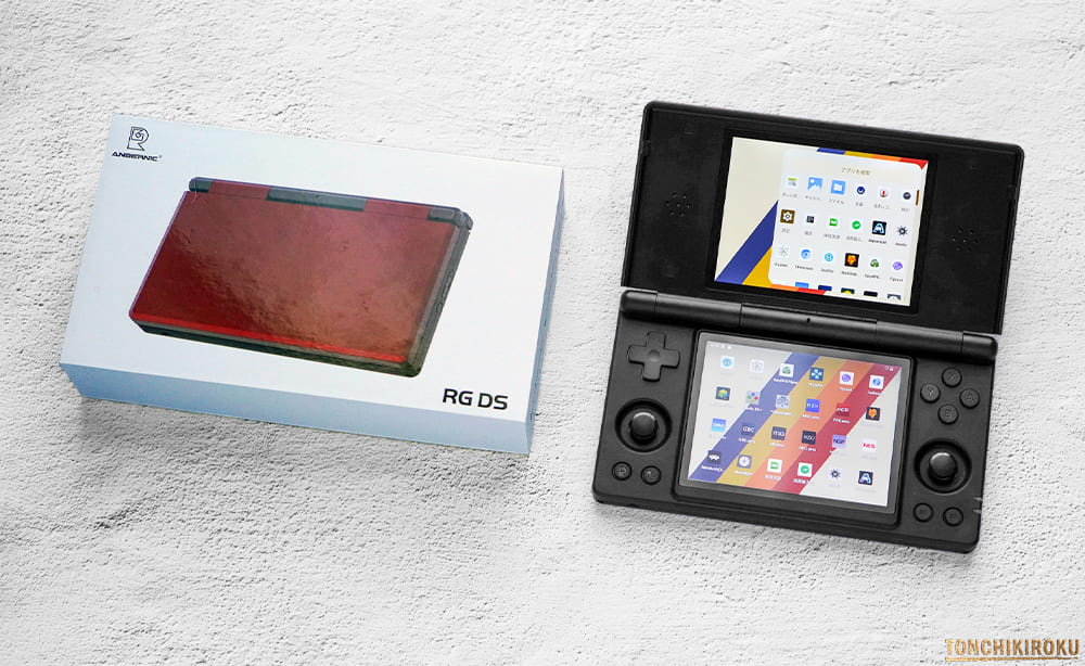 中華ゲーム機「ANBERNIC RG DS」レビュー｜1万円台の 2画面クラム