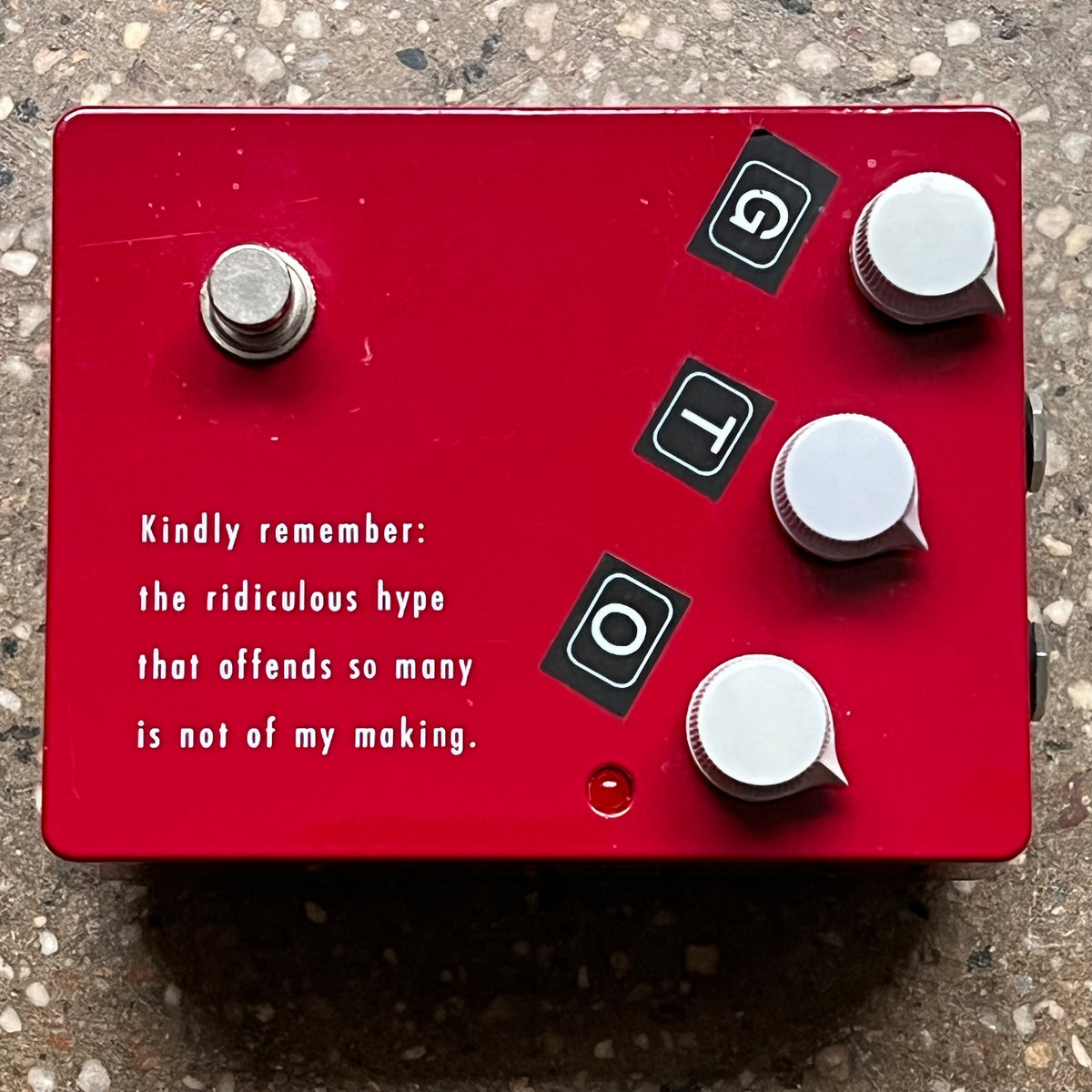 Klon KTR Overdrive Pedal 2012 - 2019 - Red | Tone Wolf
