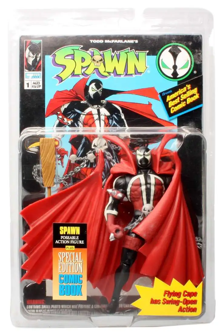 Spawn Spawn Action Figure Flying Cape, Damaged Package Todd Toys