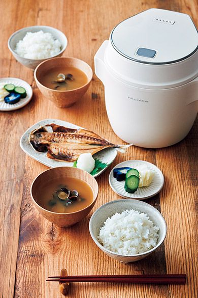 レコルトの多機能炊飯器「コンパクト ライスクッカー 」多彩なメニュー