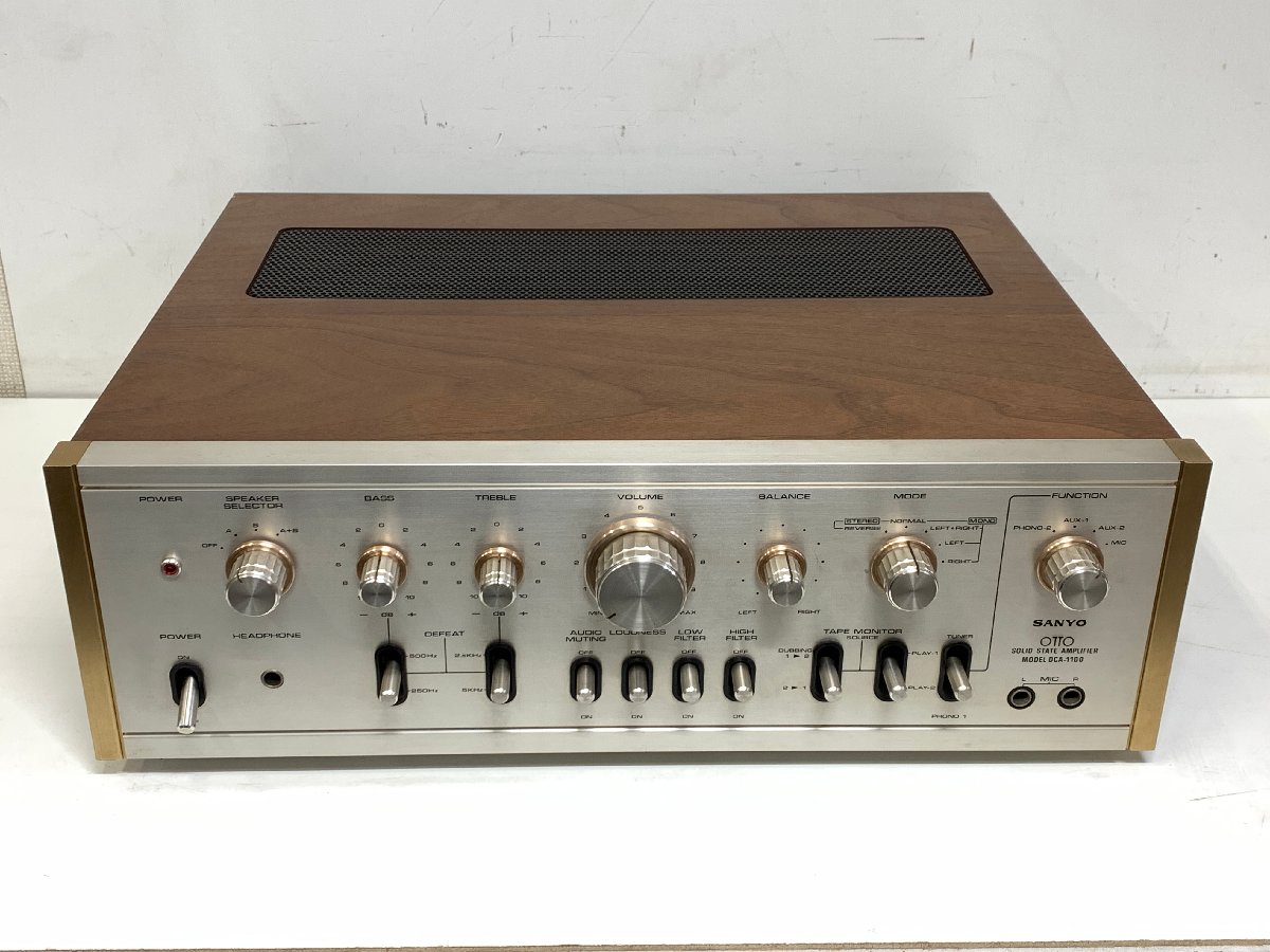 SANYO OTTO DCA-1100 プリメインアンプ | 出張買取 東京コレクターズ