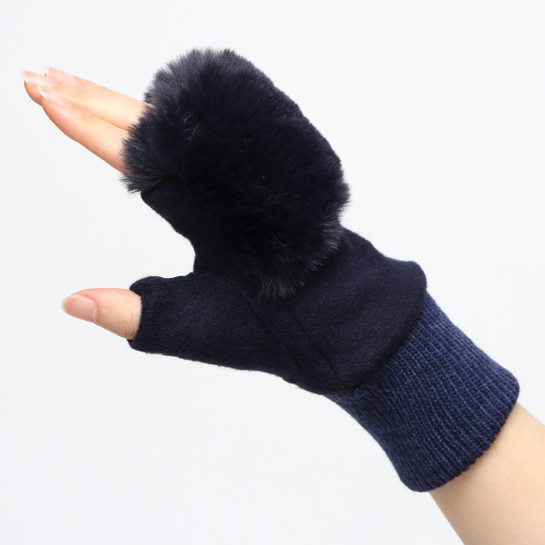 東京ヒマワリ / クロダ(KURODA) 【WOMEN】 フェイクファー付き