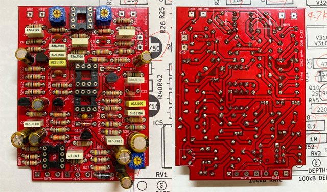 BBDを使用したアナログコーラスBOSS CE-3 MOD 自作レポート