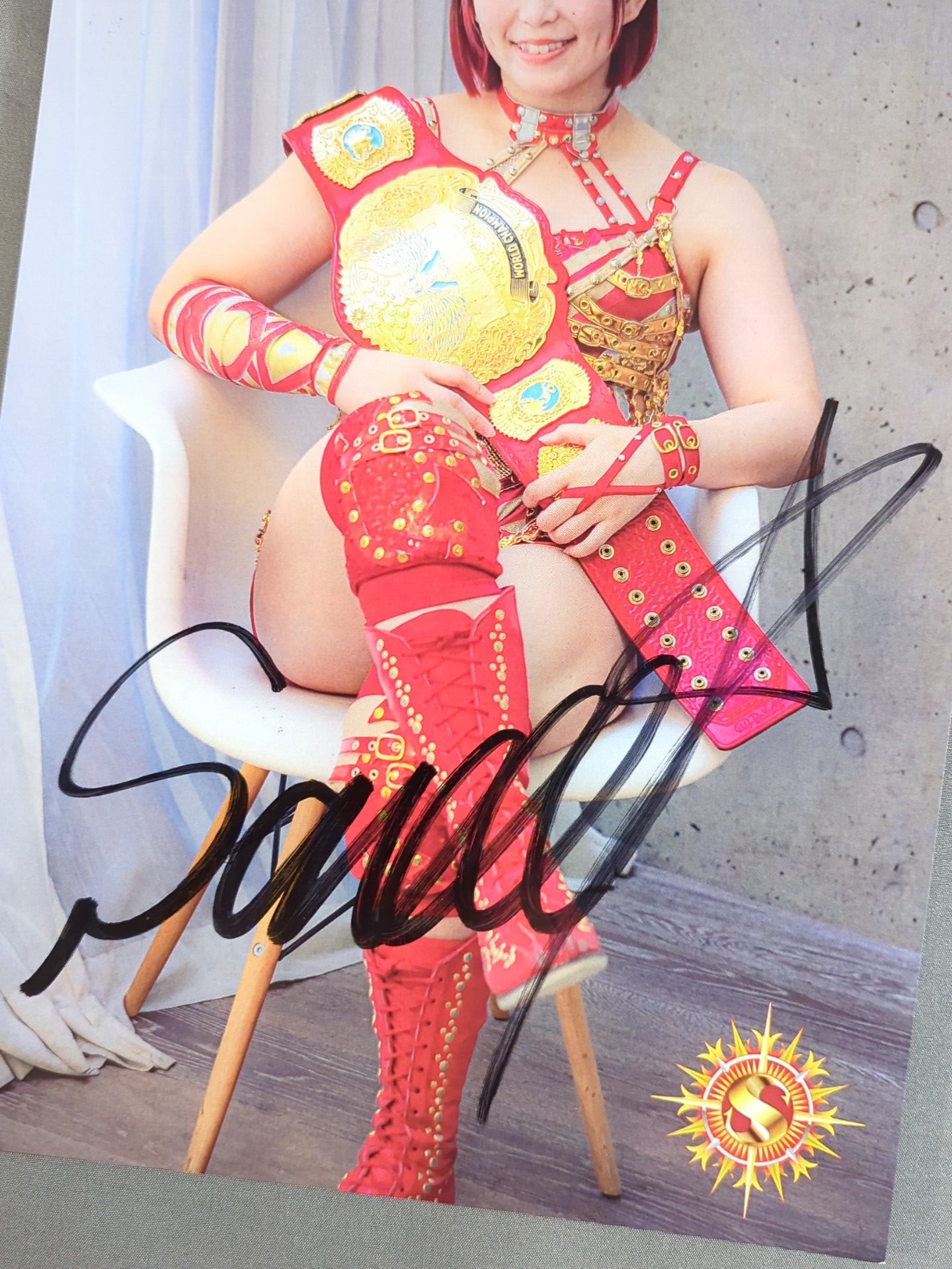 Sareee 直筆サイン入り ポートレート(E-4) – 闘道館