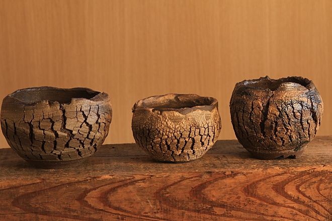 炸裂文鉢シリーズ ～大地の鼓動～ | 益子焼窯元よこやま