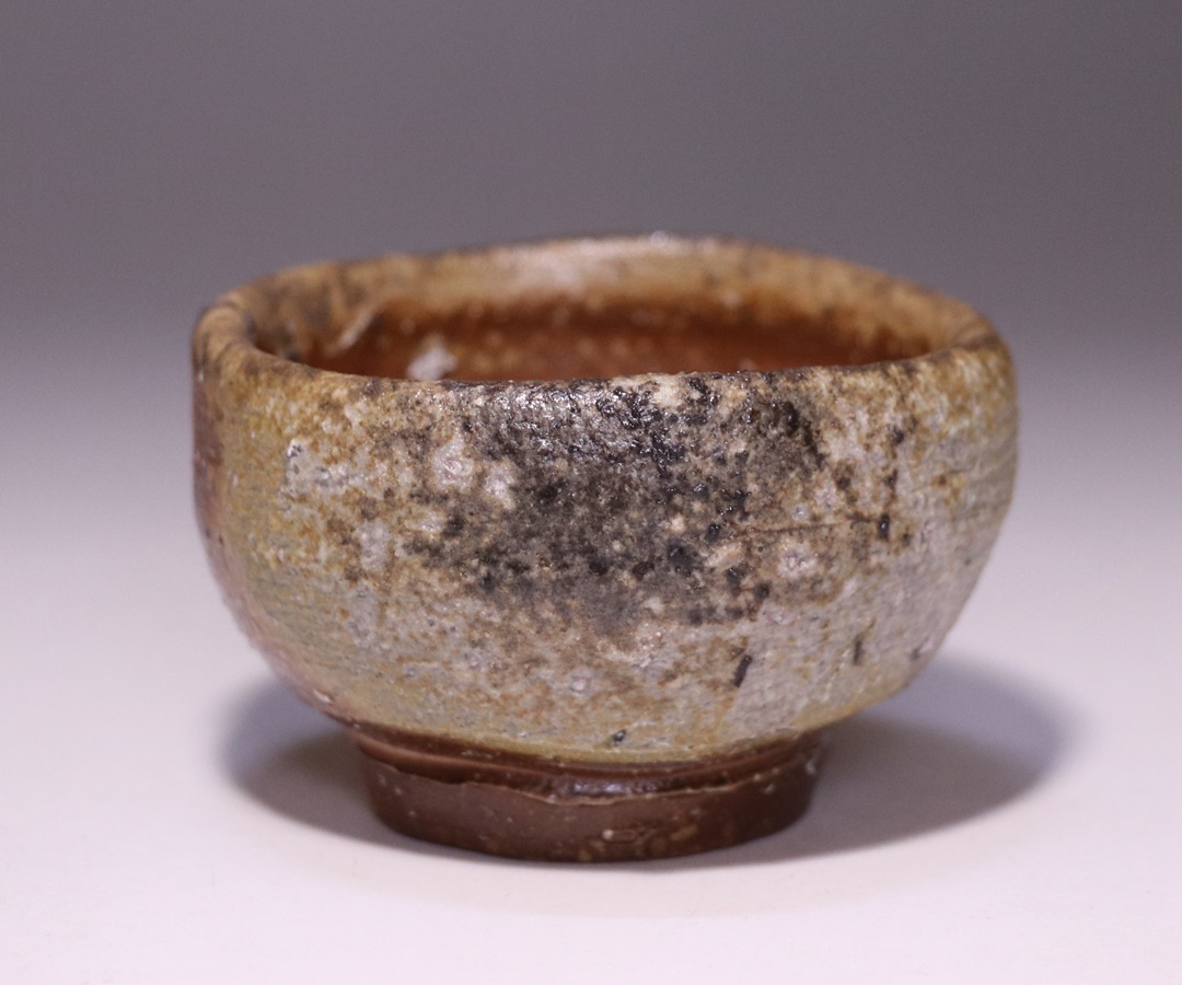 入手困難☆ジェフ・シャピロ【師：伊勢崎淳】焼き締め茶碗☆個展作