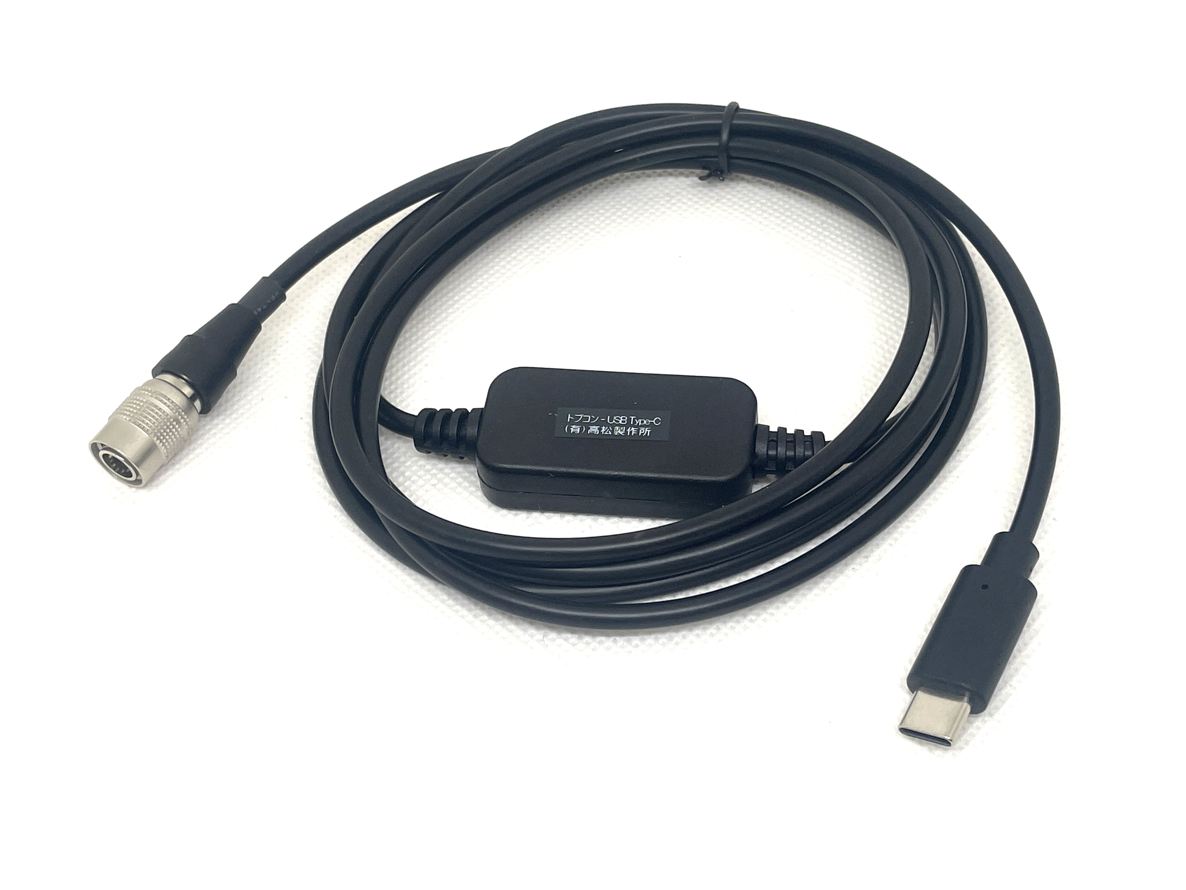 測量機(トプコン・ソキア)−スマートフォン接続ケーブル(USB Type-C