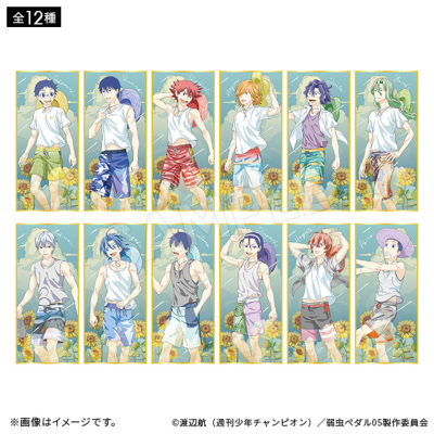 弱虫ペダル LIMIT BREAK ブラインド短冊色紙 サマーデイズ(全12種